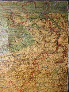 (151) Schulrollkarte, Nordrhein-Westfalen ca. 50er-60er Jahre NRW
