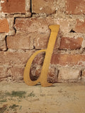 ddd Messing Buchstabe  /