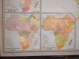(595) Schulrollkarte, Afrika von der Kolonisation bis zur Unabhängigkeit   /