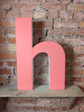 hhh Leuchtbuchstabe  /