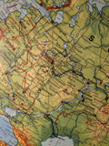 (0406) Schulrollkarte, Sowjetunion und angrenzende Staaten  /x