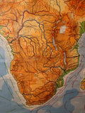 (154) Schulrollkarte, Afrika  /