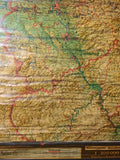 (151) Schulrollkarte, Nordrhein-Westfalen ca. 50er-60er Jahre NRW