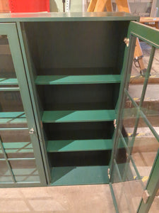 Schwedische Glasvitrine  /