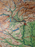 (149) Schulrollkarte, Donauraum und Balkan Halbinsel