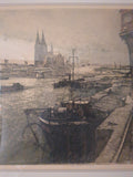 Gemälde von Luigi Kasimir/ Deutzer Werft  /