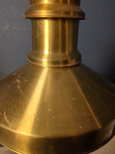 Deckenlampe aus Messing  /
