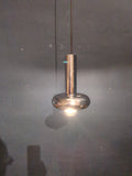 Deckenlampe  Chrom 70er Jahre  /