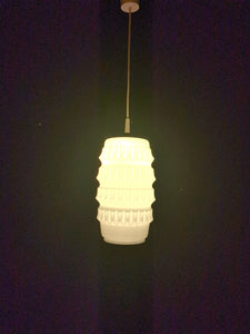 Deckenlampe Glas weiß  /