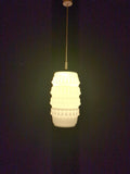 Deckenlampe Glas weiß  /