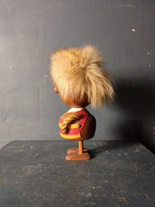 Trollfigur dänisch aus Teakholz  /