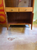 Vitrinenschrank Holz  /