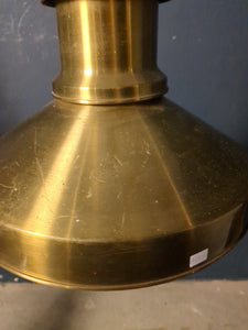 Deckenlampe aus Messing  /