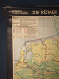 (163) Schulrollkarte, Die Römer in Deutschland, 1961