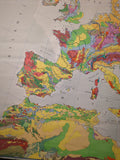 (0171) Schulrollkarte, Europa, Geologische Übersicht  /x