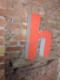 hhh Leuchtbuchstabe  /