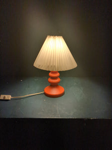 Tischlampe mit Keramik Fuß  /