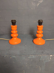 Tischlampen mit Keramik Fuß 2er Set  /