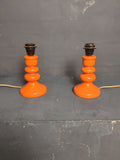 Tischlampen mit Keramik Fuß 2er Set  /