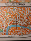 (389) Schulrollkarte, London 60er Jahre