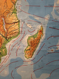 (154) Schulrollkarte, Afrika  /