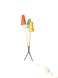 Stehlampe 60er Jahre 3 flammig  /