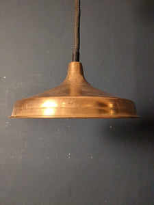 Deckenlampe aus Kupfer ausziehbar  /
