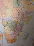 (595) Schulrollkarte, Afrika von der Kolonisation bis zur Unabhängigkeit   /