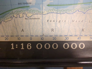 (532) Schulrollkarte, Die Erde Weltkarte