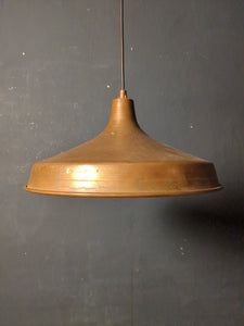 Deckenlampe aus Kupfer  /