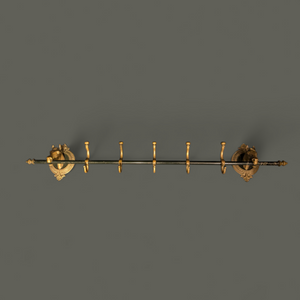 Garderobe aus Messing