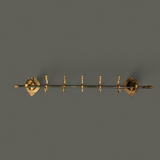 Garderobe aus Messing