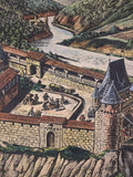 (279) Schulrollkarte, Eine Mittelalterliche Burg