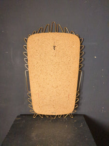 Spiegel Trapezform 60er Jahre