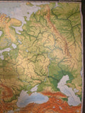 (0550) Schulrollkarte, Europa physisch  /x