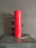 Lampe 3 flammig Rot 70er Jahre  /