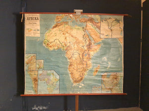 (592) - Schulrollkarte, Afrika 20er Jahre