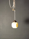 Deckenlampe 30 er Jahre Glas/Bakelit   /