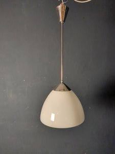 Deckenlampe aus Glas  /