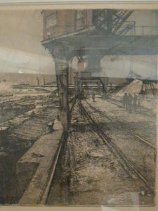 Gemälde von Luigi Kasimir/ Deutzer Werft  /