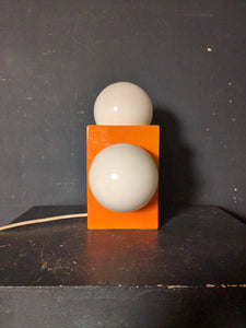 Orange Keramik tischlampe 3 flammig  /