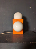 Orange Keramik tischlampe 3 flammig  /