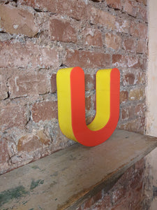 UUU Leuchtbuchstabe  Größe 1  /