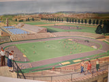 (0010) Schulrollkarte, Das Stadion  /x DDR Russischunterricht Sportevent