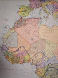 (595) Schulrollkarte, Afrika von der Kolonisation bis zur Unabhängigkeit   /