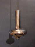 Deckenlampe  Chrom 70er Jahre  /