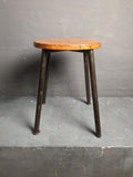 Hocker Holz Metall gestell   /