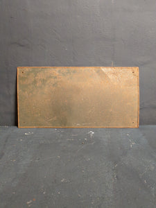 Werbeschild Metall  /