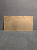 Werbeschild Metall  /