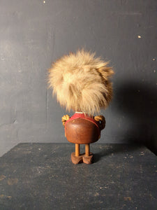 Trollfigur dänisch aus Teakholz  /